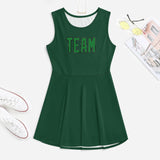 Custom Green Emerald Green Cheerleader Dress
