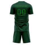 Custom Green Emerald Green Soccer Jersey