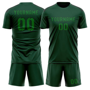 Custom Green Emerald Green Soccer Jersey