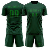 Custom Green Emerald Green Soccer Jersey