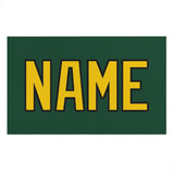 Custom Green Gold Beach Towel