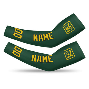 Custom Green Gold Arm Sleeve