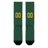 Custom Green Gold Knee-High Sock