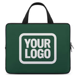 Custom Green White Laptop Bag