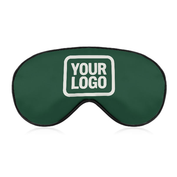 Custom Green White Sleep Mask