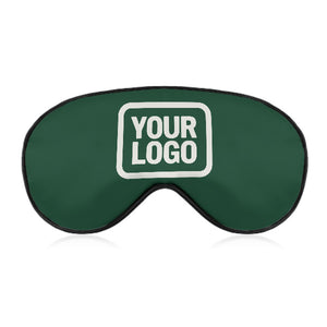 Custom Green White Sleep Mask