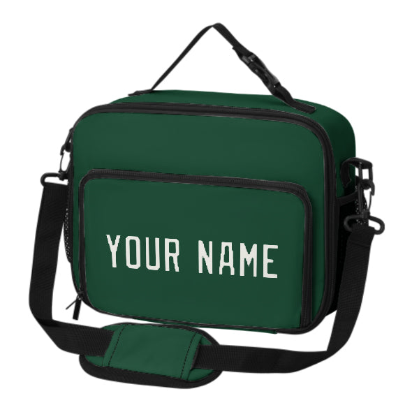 Custom Green White Lunch Bag
