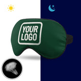 Custom Green White Sleep Mask