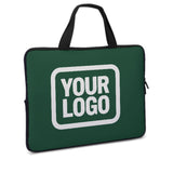 Custom Green White Laptop Bag