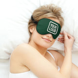 Custom Green White Sleep Mask
