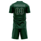 Custom Green Green Soccer Jersey