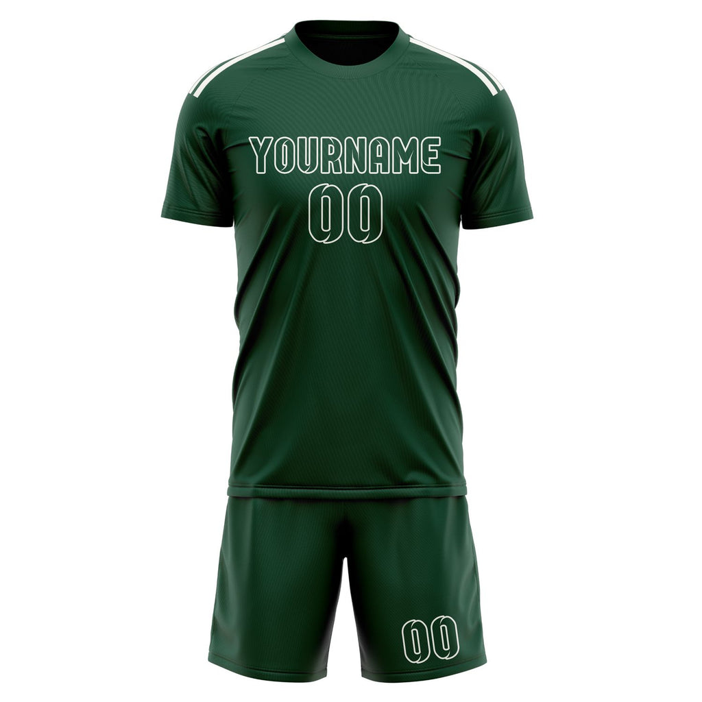 Custom Green Green Soccer Jersey