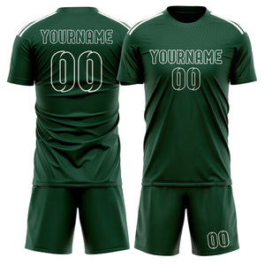 Custom Green Green Soccer Jersey