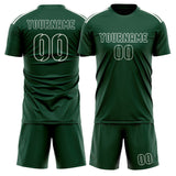 Custom Green Green Soccer Jersey