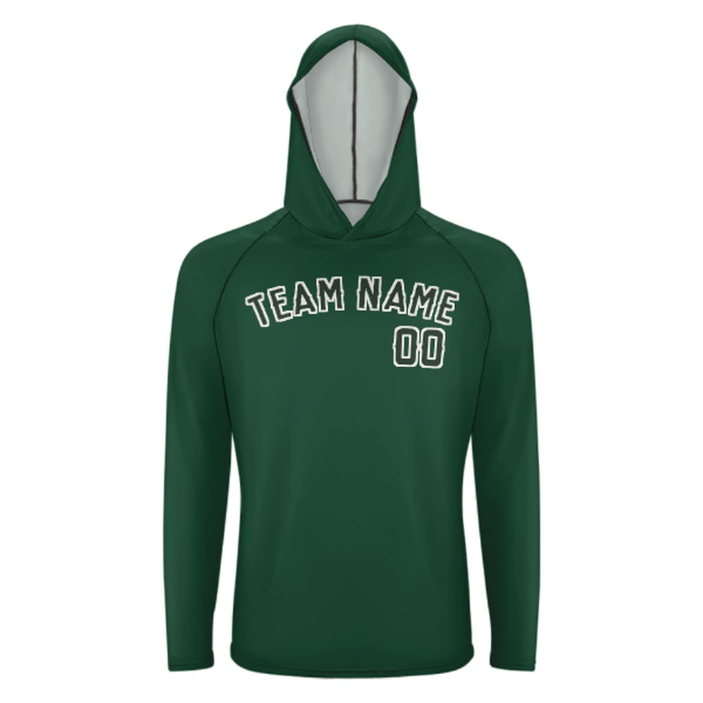 Custom Green Dark Green UV-Hoodie