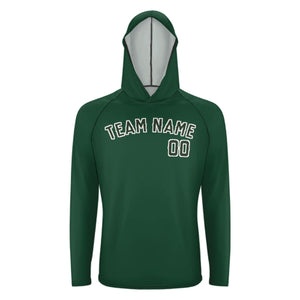 Custom Green Dark Green UV-Hoodie