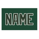 Custom Green Dark Green Beach Towel