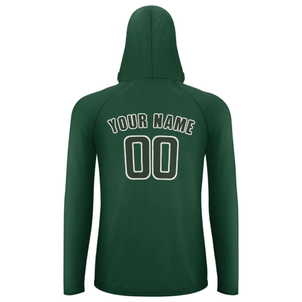 Custom Green Dark Green UV-Hoodie