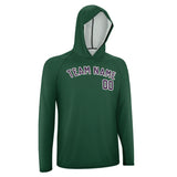 Custom Green Purple UV-Hoodie