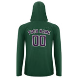 Custom Green Purple UV-Hoodie