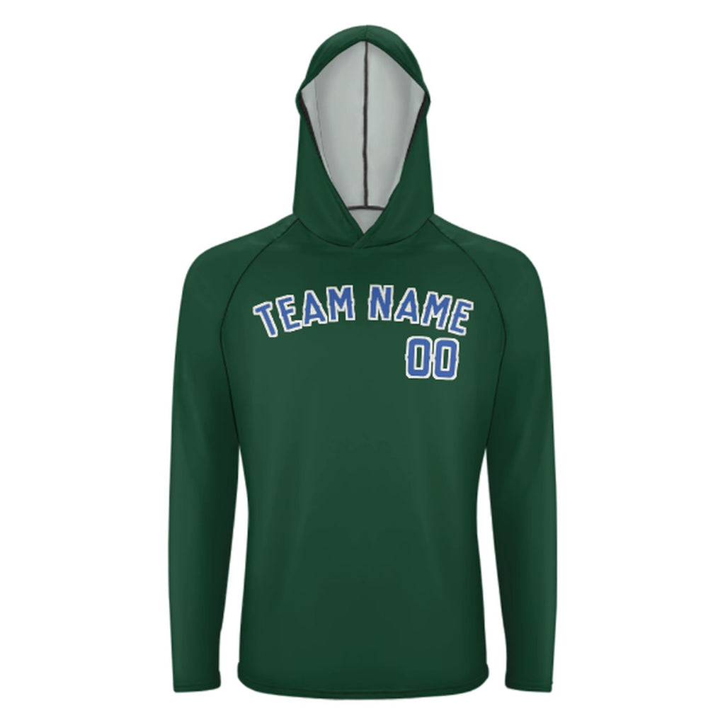 Custom Green Sky Blue UV-Hoodie