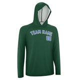 Custom Green Sky Blue UV-Hoodie