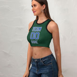 Custom Green Sky Blue Sleeveless Tank Top