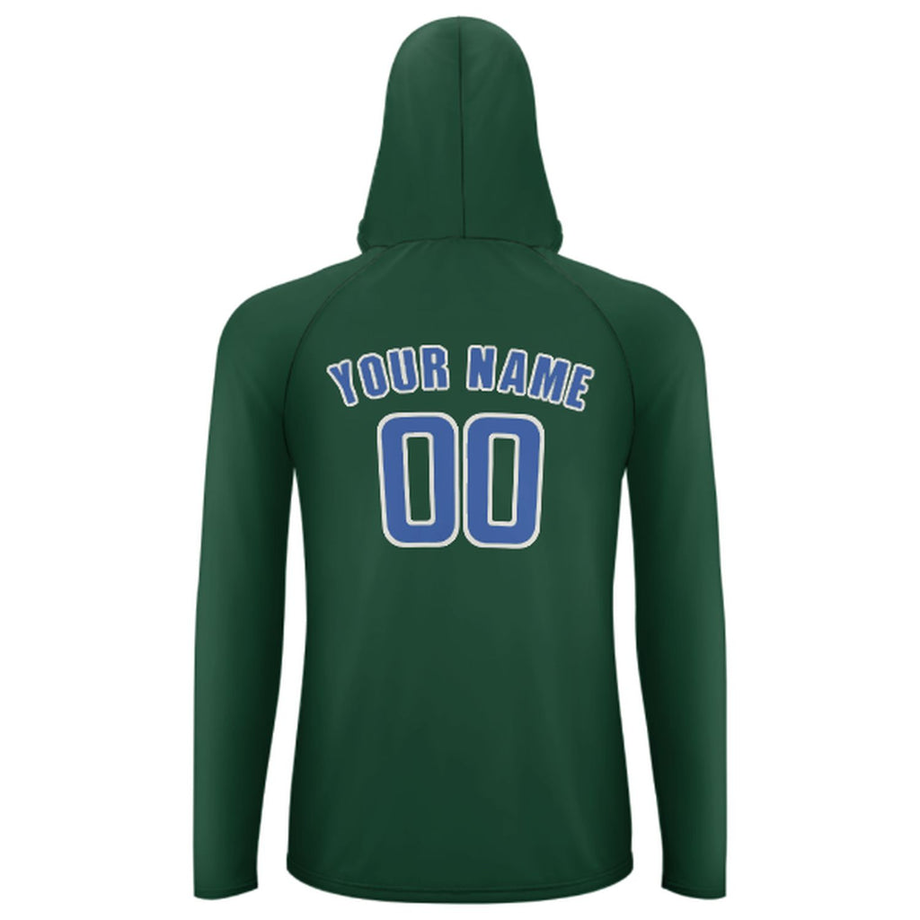 Custom Green Sky Blue UV-Hoodie