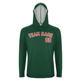 Custom Green Orange Red UV-Hoodie
