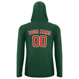 Custom Green Orange Red UV-Hoodie