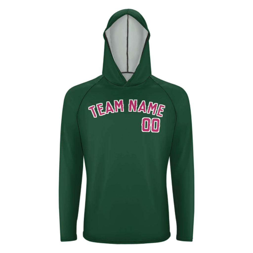 Custom Green Pink UV-Hoodie