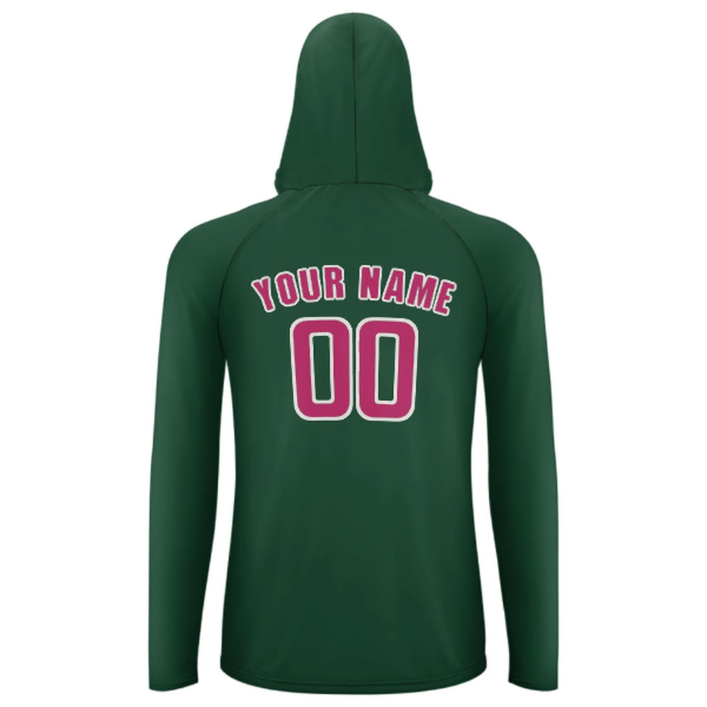 Custom Green Pink UV-Hoodie