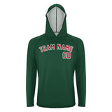 Custom Green Red UV-Hoodie