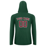 Custom Green Crimson Red UV-Hoodie