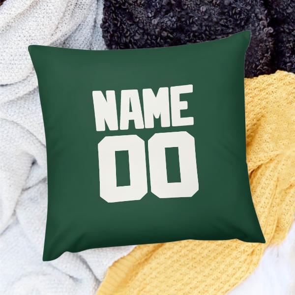 Custom Green White Pillowcase