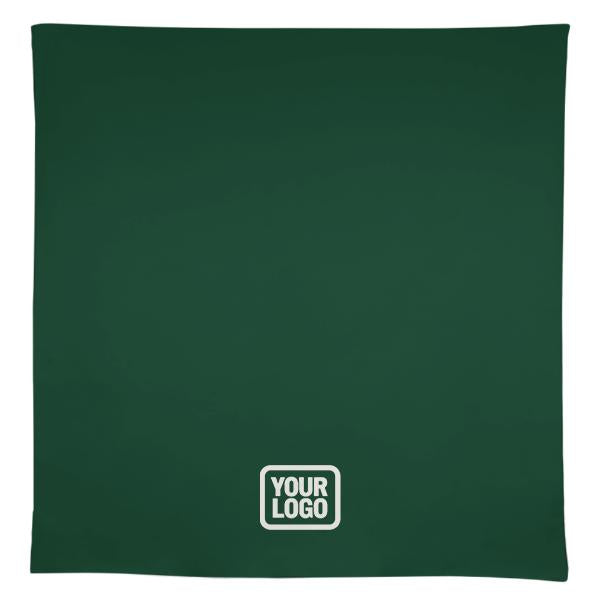 Custom Green White Square Table Cloth