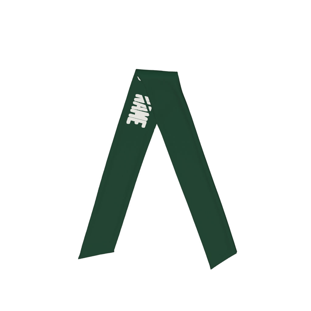 Custom Green White Headband