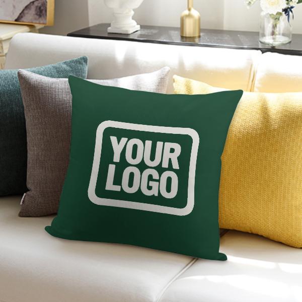 Custom Green White Pillowcase