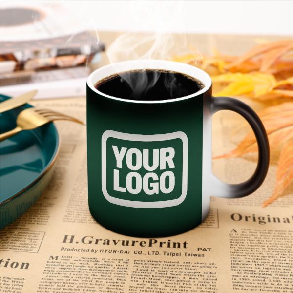 Custom Green White Magic Mug