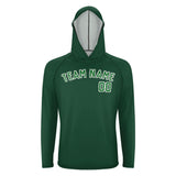 Custom Green Emerald Green UV-Hoodie