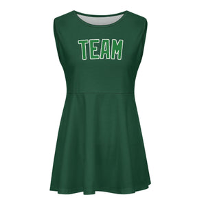 Custom Green Emerald Green Cheerleader Dress