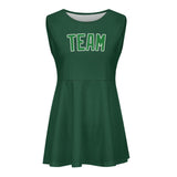 Custom Green Emerald Green Cheerleader Dress