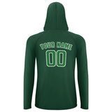 Custom Green Emerald Green UV-Hoodie