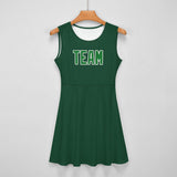 Custom Green Emerald Green Cheerleader Dress
