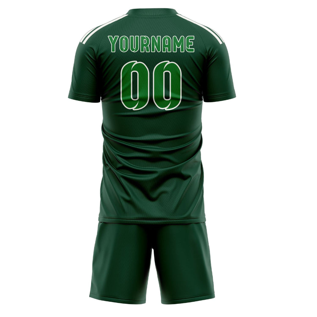 Custom Green Emerald Green Soccer Jersey