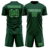 Custom Green Emerald Green Soccer Jersey