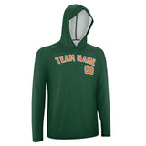 Custom Green Orange UV-Hoodie