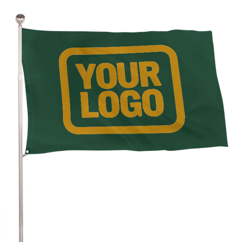 Custom Green Yellow Flag