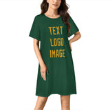 Custom Green Yellow Nachthemd