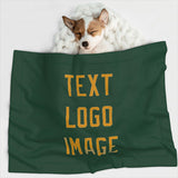 Custom Green Yellow Pet Blanket